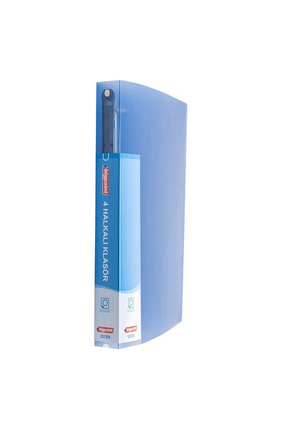 Bigpoint 150 bucăți de foldere cu inele cu capacitate A4 - pentru dosare cu 4 inele, buzunare interioare