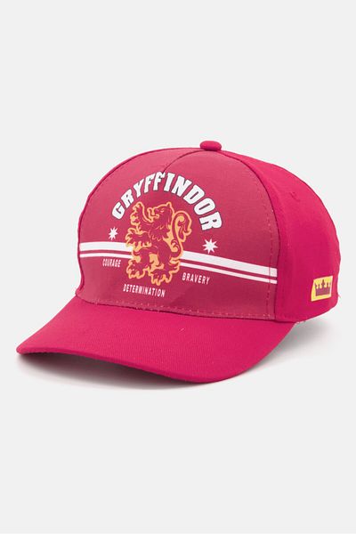 Harry Potter Kids Boy Printed Adjustable Cap, Dark Red