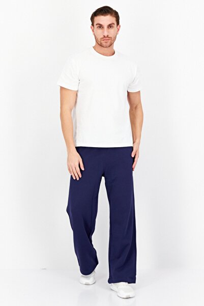 Esprit Men Regular Fit Graphic Sweatpant, Blue
