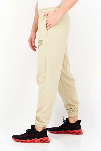 Fila Men Relaxed Fit Badra Drawstring Outdoor Sweatpants, Khaki