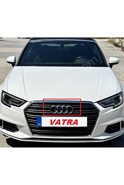 EDEXPORT Audi A3 Cabrio 1.4 TFSI 2014-2017 Uyumlu Krom Panjur Arması Yazısı 3...