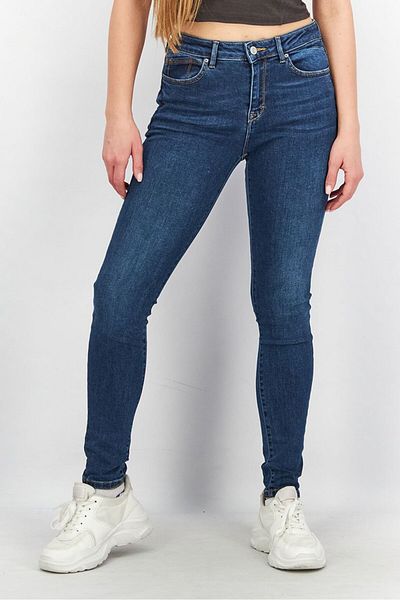 Esprit Women Skinny Fit Washed Denim Jeans, Blue Wash
