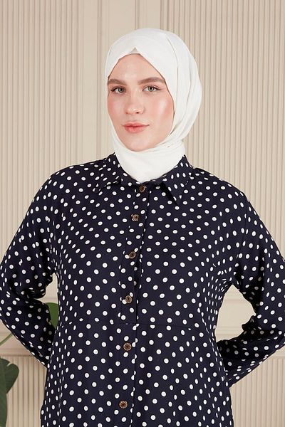 Ferace Καλοκαιρινό φόρεμα Hijab με τραγανό σχέδιο