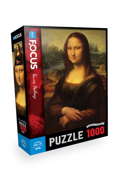 Blue Focus 1000 Pieces - Mona Lisa Blue Focus Games