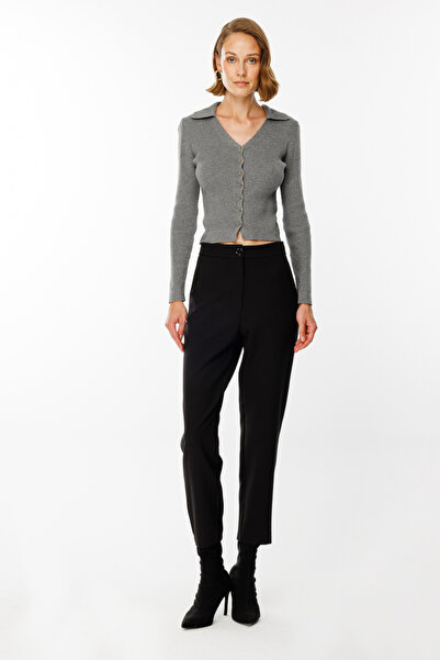 ON Yandan Cepli Boru Paça Pantolon