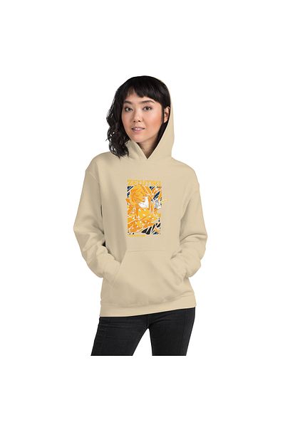 Moda Glo Φούτερ Unisex Zenutsu με στάμπα με κουκούλα