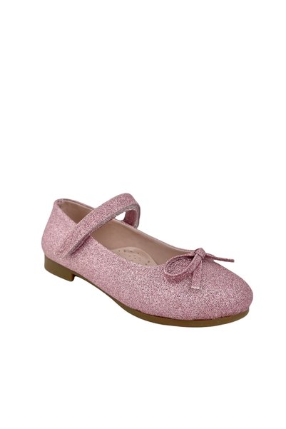 Nubebe Minik Fiyonklu Klasik Kız Çocuk Babeti Pembe Sim