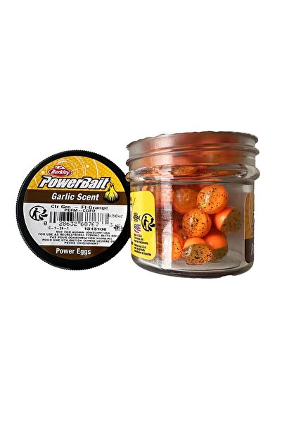BERKLEY Power Bait Garlic Scent - Clr Grn - Fl Orange