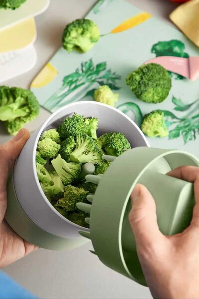 Tchibo Vegetable Slicer, Green and White