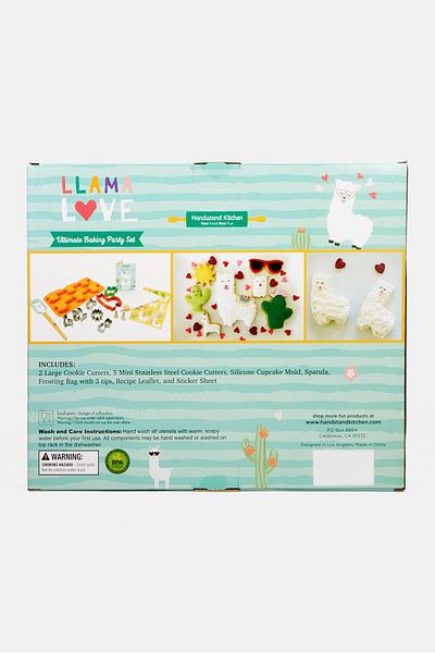 Handstand Kitchen 15 Pc Ultimate Baking Party With Recipes, Green Combo