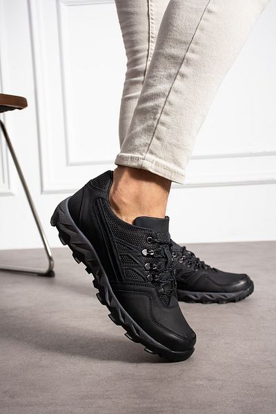 AlbiShoes Ανδρικά γνήσια δερμάτινα αντιολισθητικά αδιάβροχα χειμερινά ανατομικά δερμάτινα παπούτσια πεζοπορίας εξωτερικού χώρου