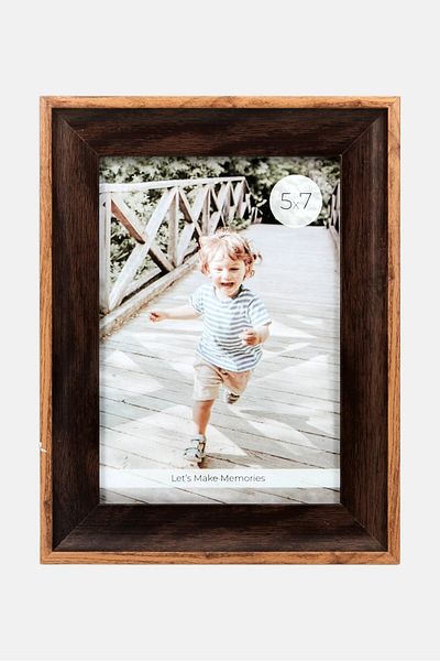 Enchante Accessories Wooden Photo Frame 5 X 7, Brown Combo
