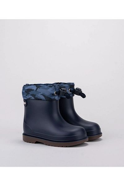 IGOR Bimbi Camo Παιδικές μπότες βροχής Navy Blue