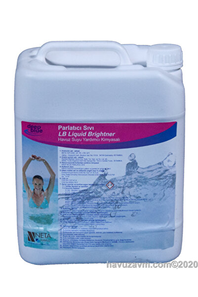 DEEP BLUE Havuzavm-parlatıcı Sıvı 5 Lt.