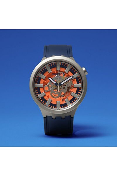 Swatch Swatch Orange SB07S114 - Men's Wristwatch "In the Works"