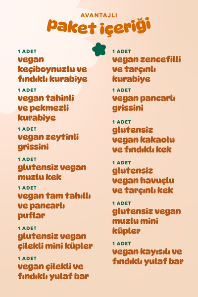 Humm Organic Organik Vegan Tatlı & Tuzlu Atıştırmalık Paketi - 13 adet (13 çeşit)