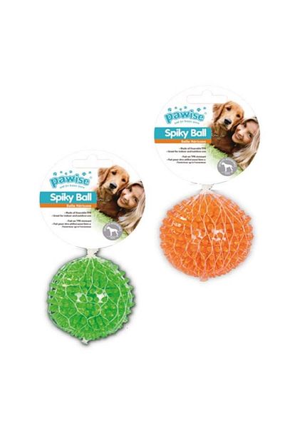 Pawise 12.5 cm Barbed Rubber Ball - Petshop