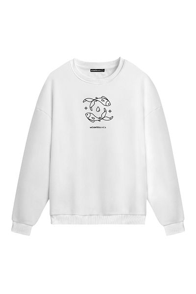 Mounte Bianca Unisex Fish - Κανονικό φούτερ