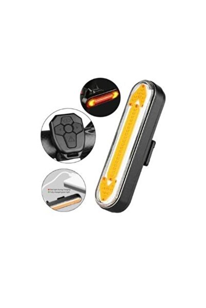 Genel Markalar Forte Gt 6130 Bisiklet Arka Işık Usb Şarjlı 50 Lümen Led Sağ-sol Sinyalli Stop