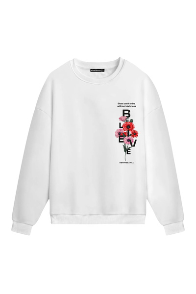 Mounte Bianca Unisex Believe - Obična majica sa kapuljačom