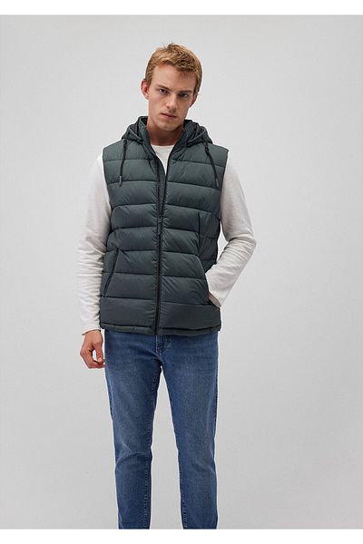 Mavi Khaki Green Men's Puffer Vest - m 010442 -71598