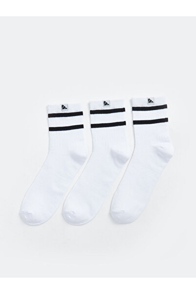 LC Waikiki New Season Striped Men's Socks 3-Piece Set