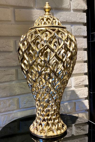 LAMEDORE Casting 50 cm Shah Cube Vase