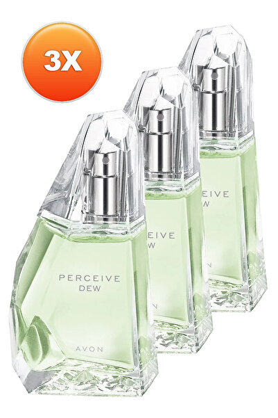 AVON Perceive Dew Kadın Parfüm Edt 50 Ml. Üçlü Set