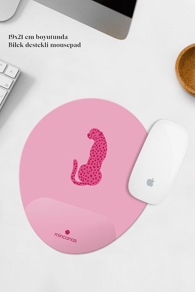 Mincanas Colorful Wrist Supported Oval Mouse Pad Mouse Pad