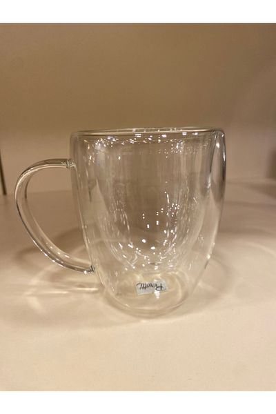 PLUS HOME 300 ml Mug Glass - Double Wall, Model 3