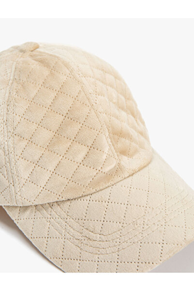 Koton Čepice Klobouk Velvet Prošívaný