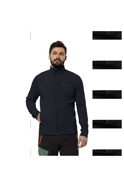 Jack Wolfskin Baiselberg Fz Men's Blue Fleece Jacket Men's Fleece Jacket 1711381-1010