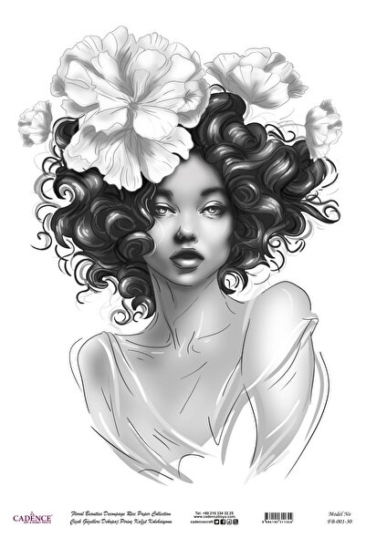 Cadence Boya PİRİNÇ DEKOPAJ-FB-01 - (30x42)