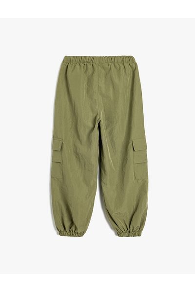 Koton Kalhoty Parachute Jogger s kapsami a elastickým pasem