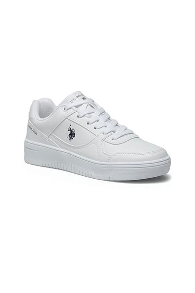 U.S. Polo Assn. Alb - Pantofi sport casual pentru femei Lee 2fx
