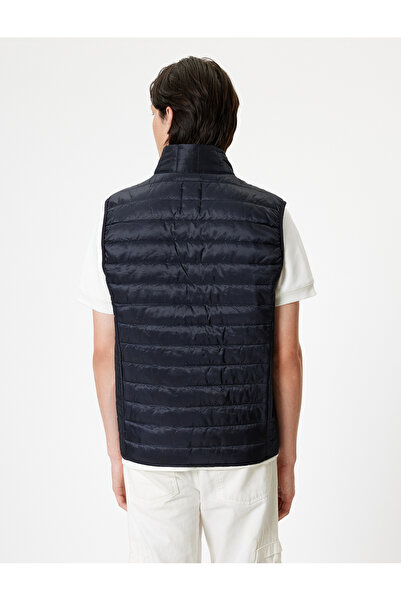 Koton Şişme Yelek Slim Fit Dik Yaka Cep Detaylı