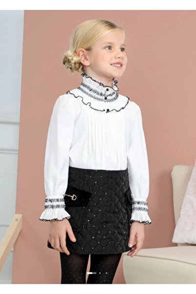 Abel & Lula Abel&lula kız çocuk taşlı etek 5517