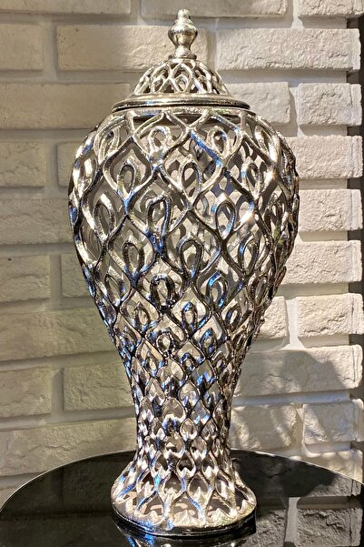 LAMEDORE Döküm İkili Şah Küp Vazo 40-50 Cm