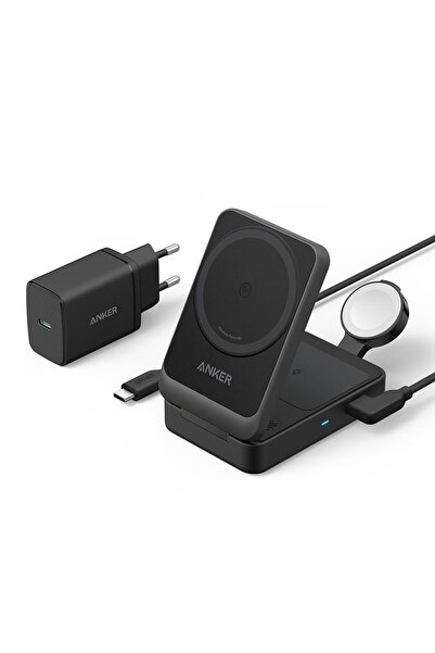 Anker Κιτ ασύρματου φορτιστή MagGo 15W - Μαύρο B2557