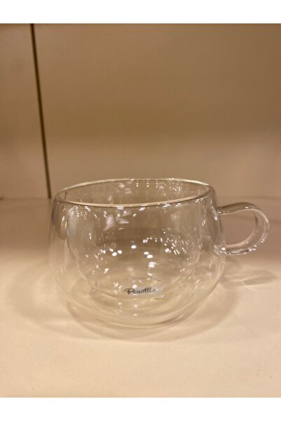 PLUS HOME KUPA ÇİFT CIDARLI CAM 280 ML ORTABOY