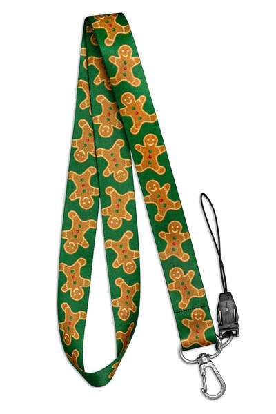 Apptakı Zencefilli Kurabiye Adam Yaka Kartı Boyun Askı İpi Telefon Askı İpi -...