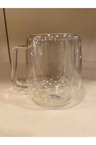 PLUS HOME KUPA ÇİFT CIDARLI CAM 300 ML BÜYÜKBOY MODEL 1