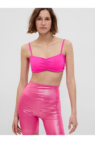 GAP Kadın Pembe GapFit Geri Dönüştürülmüş Power Low Impact Spor Sütyeni