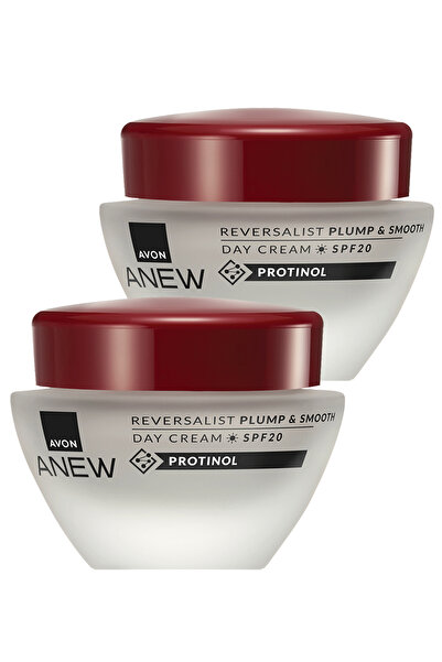 AVON Reversalist Plump & Smooth Gündüz Kremi Spf20 50 Ml. Ikili Set