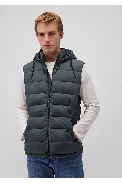 Mavi Khaki Green Men's Puffer Vest - m 010442 -71598
