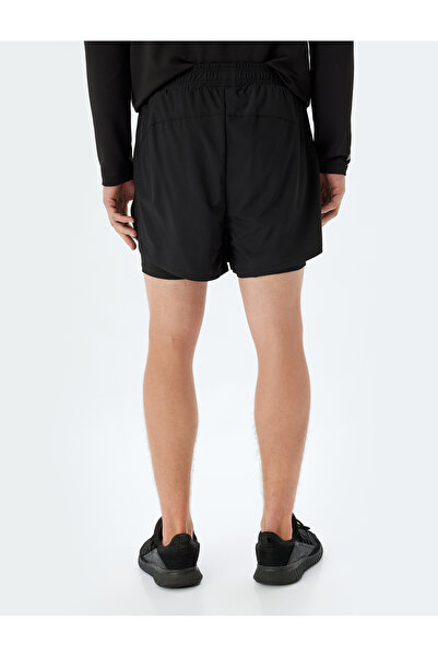 Koton Spor Şort Taytlı Beli Lastikli Cep Detaylı