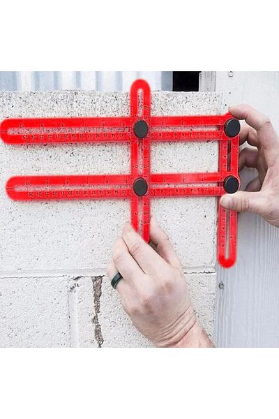BGA Multifunctional Tilter Four Corner Ruler Multi Angle Protractor Ruler Four Corner Ruler