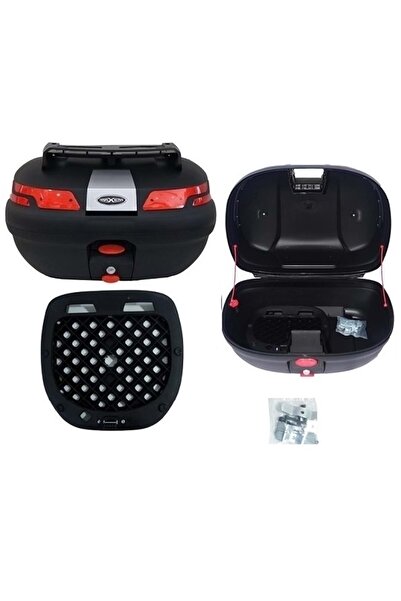 Maxem Sl 45 Full Set Motosiklet Arka Çantası Siyah