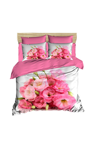 Fabeteks One Bunch of Rose 3D Double Duvet Cover Set