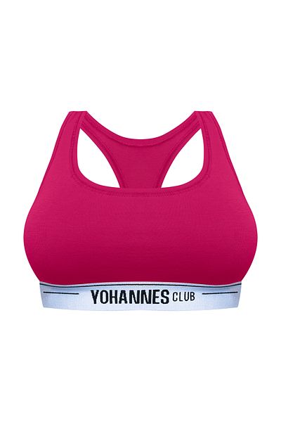 Yohannes Club ROZ/FUCHIA Sutien bustier elastic pentru femei